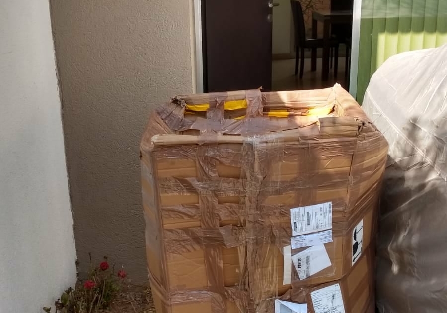 Etwas ramponiert in der Verpackung, aber gut angekommen