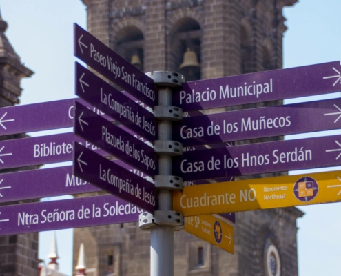 Mit dem Fahrrad zum Zócalo: Historisches Zentrum von Puebla