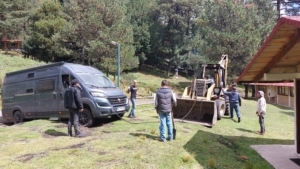 Das Helferteam im Einsatz: Este es México!