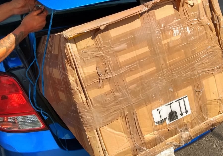 Transport der Luftfracht
