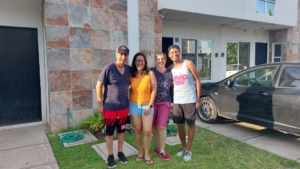 Wiedersehen in Veracruz: Rolf, Sandra, Beate, Fabian