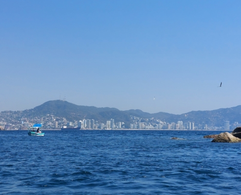 Blick auf die Bahía von Acapulco