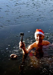 Eisbaden am Riedsee