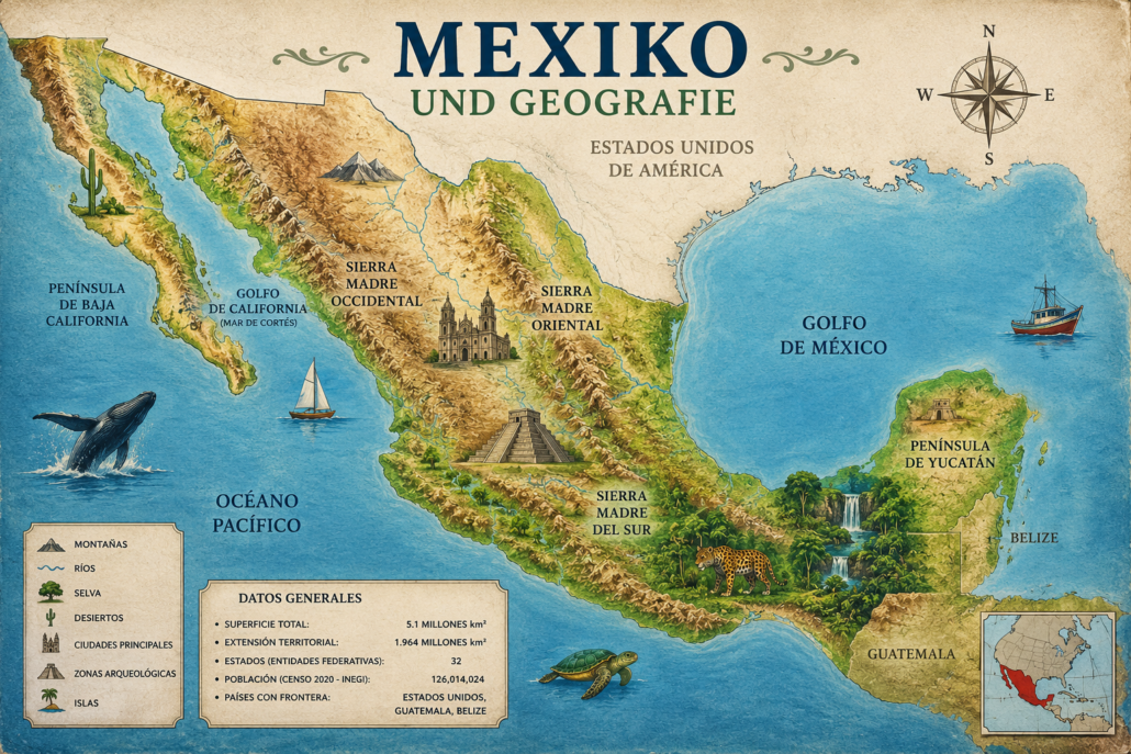Mexikos Geografie
