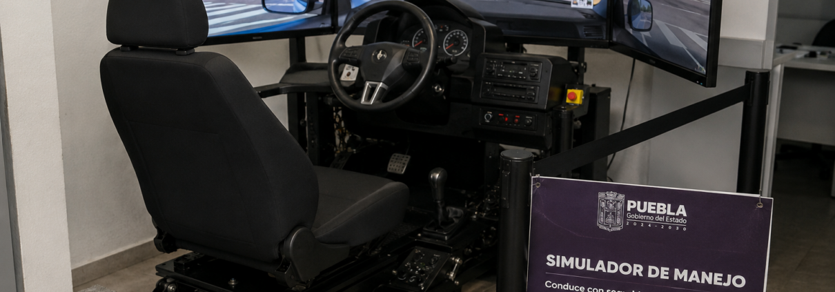 Fahrsimulator für Führerscheinprüfung